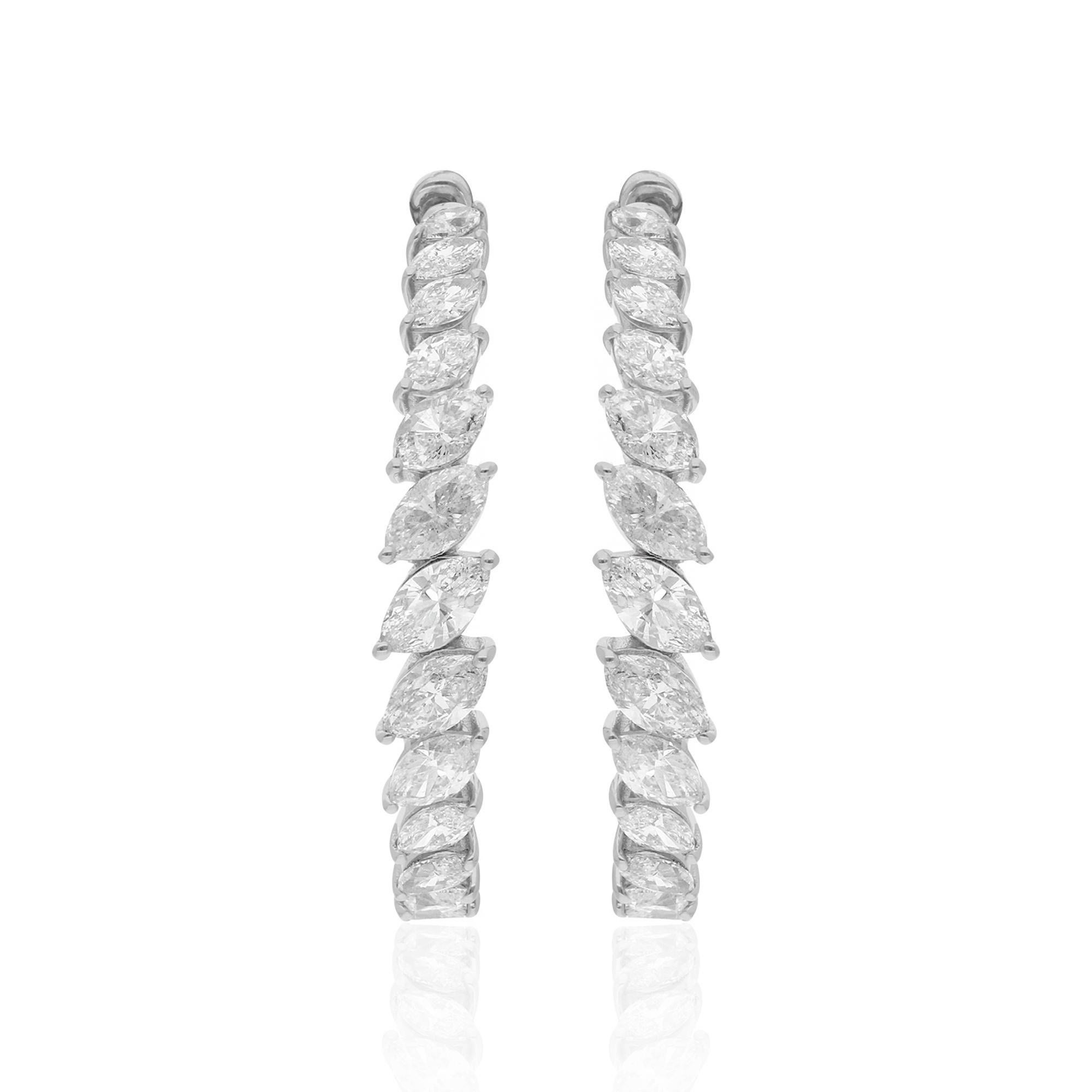 A perfect blend of classy and elegant design Earrings featuring 18k White Gold with Diamond. This is must to provide you an eye-catching attention.

✧✧Welcome To Our Shop Spectrum Jewels ✧✧

