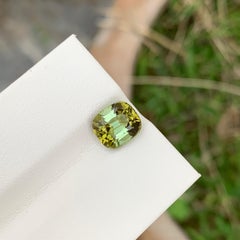 2.45 Carat Natural Loose African Tourmaline Cushion Shape Gem For Jewellery