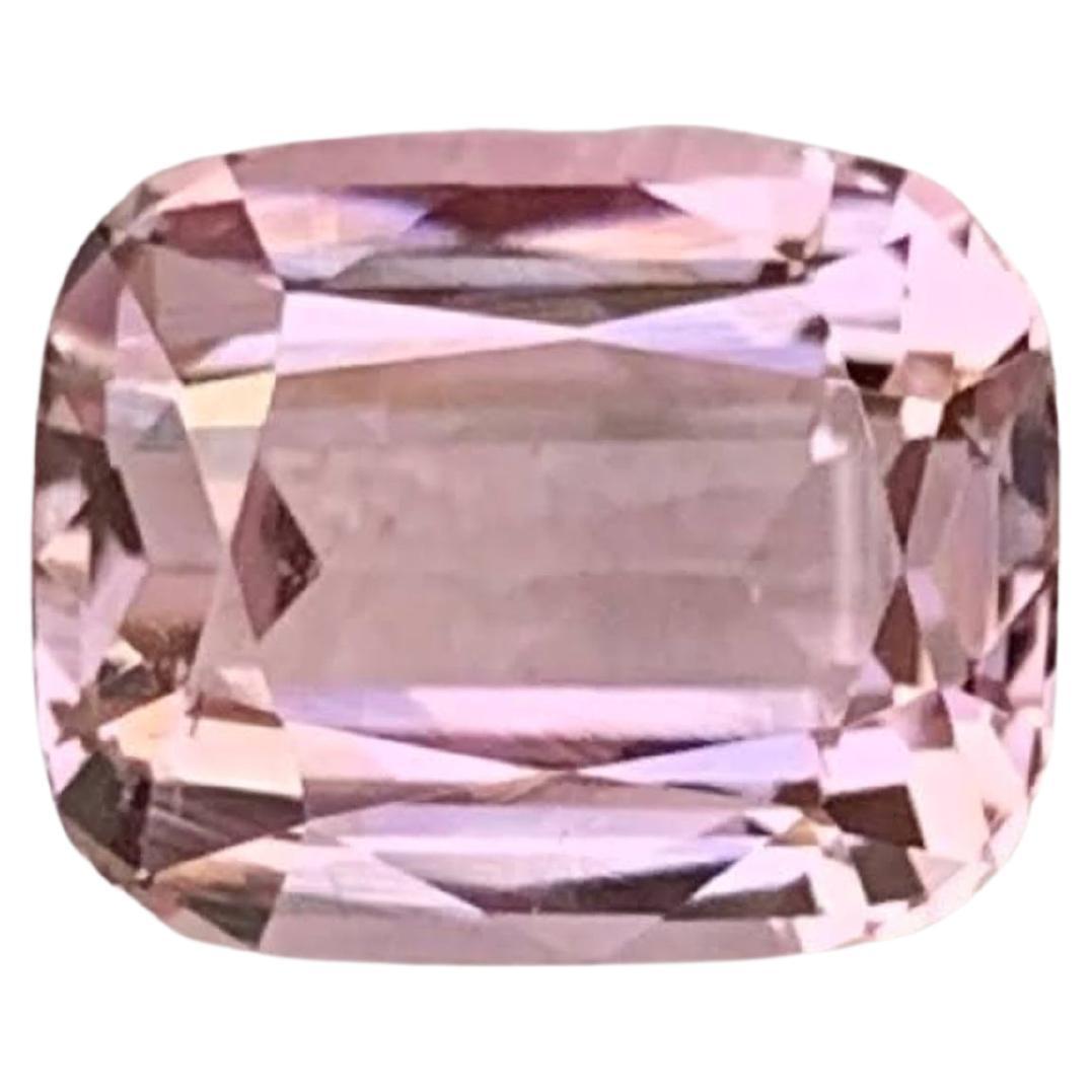 2.45 Carat Natural Loose Baby Pink Tourmaline Stone Cushion Cut Afghan Gemstone For Sale