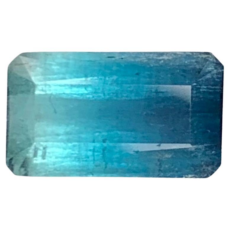 2.45 Carat Natural Loose Bi Colour Tourmaline Emerald Shape Gemstone (pierre précieuse en forme d'émeraude)