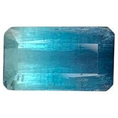 2.45 Carat Natural Loose Bi Colour Tourmaline Emerald Shape Gemstone (pierre précieuse en forme d'émeraude)