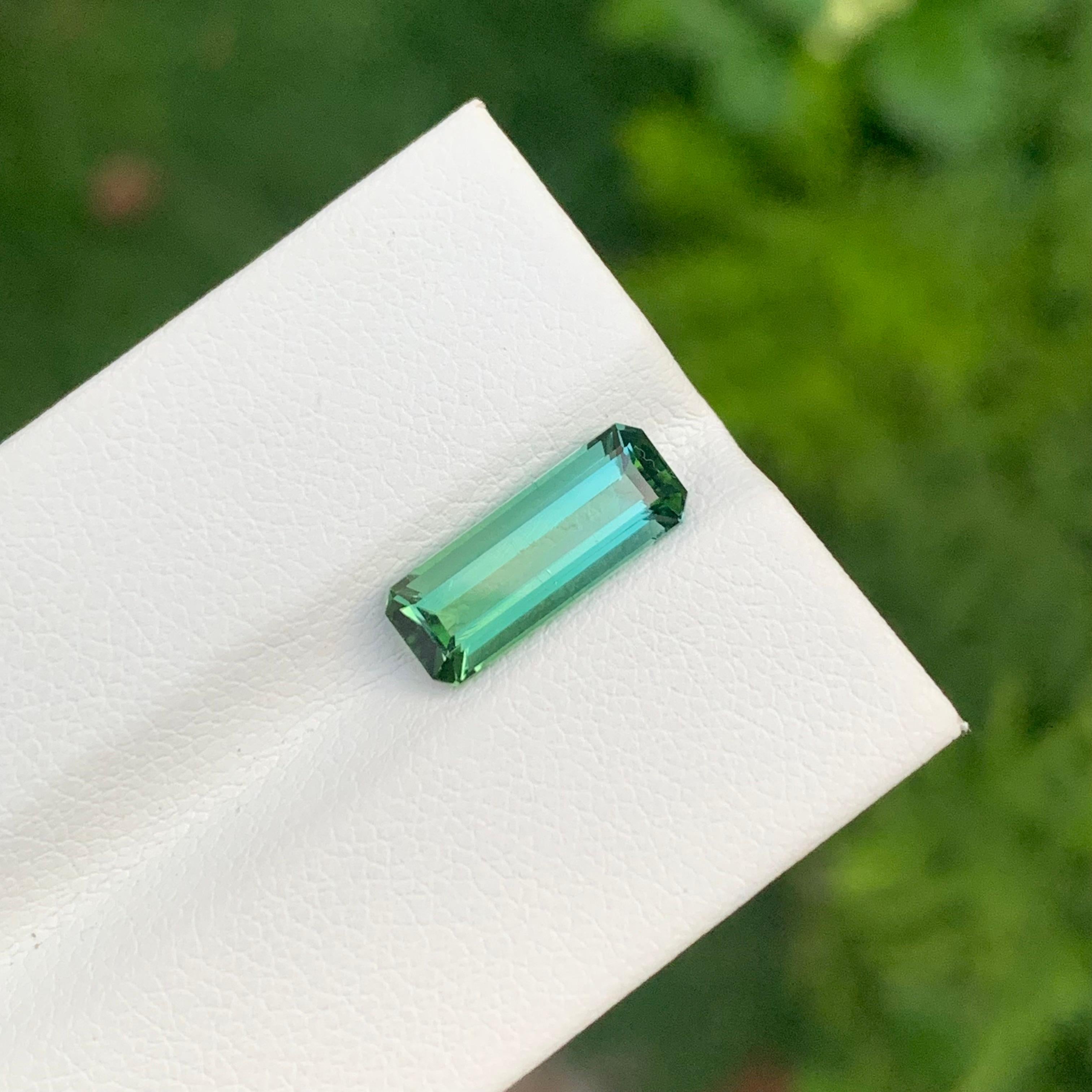 Loose Bi Colour Tourmaline

Weight: 2.45 Carats
Dimension: 13.3 x 5.1 x 3.9 Mm
Colour: Green And Seafoam 
Origin: Afghanistan
Certificate: On Demand
Treatment: Non
Shape: Long Emerald 


Tourmaline is a captivating gemstone known for its remarkable