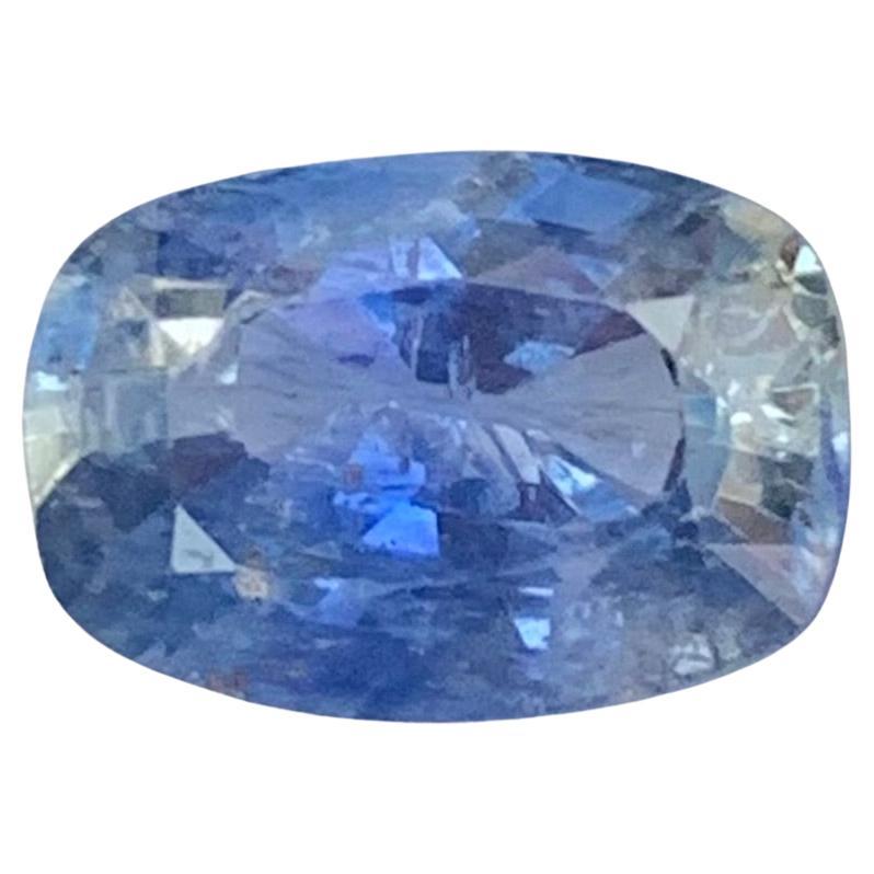 2.45 Carat Natural Loose Blue Sapphire Cushion Cut Gemstone For Sale