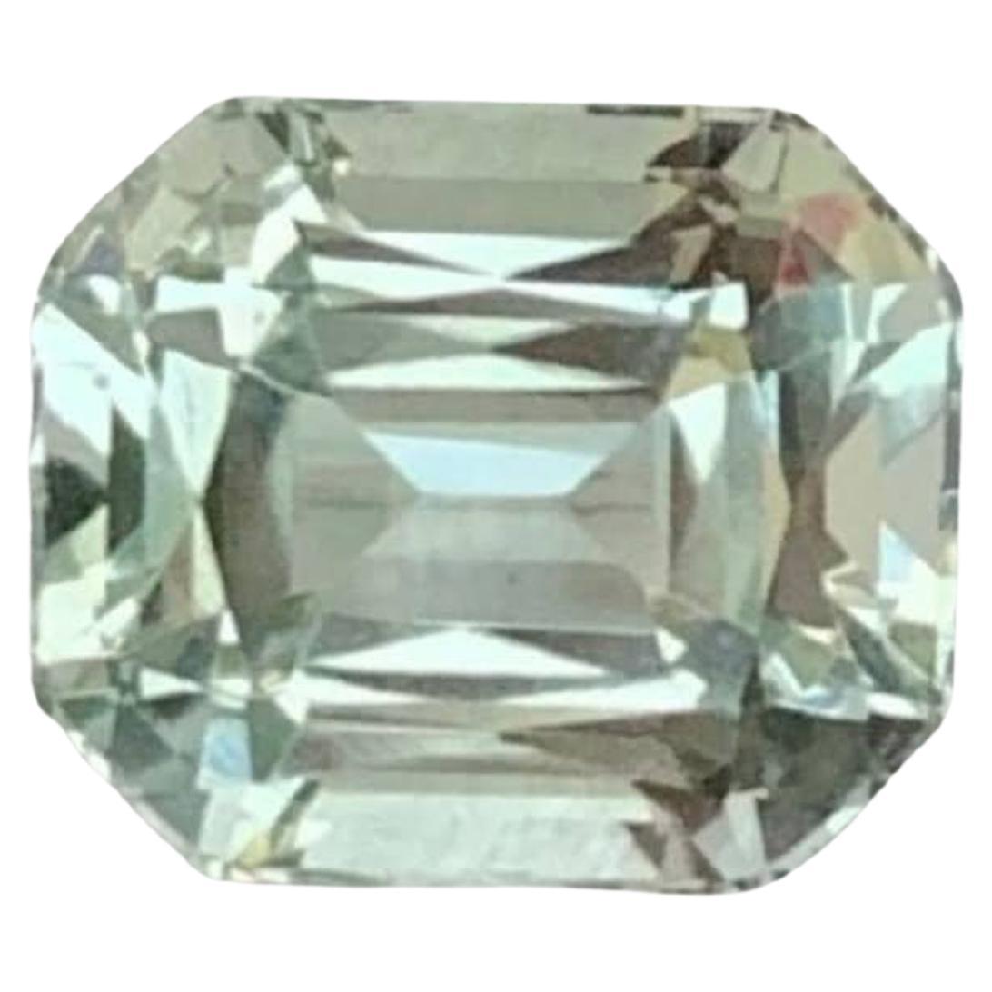 2.45 Carat Natural Loose Greenish Amethyst Stone Cushion Cut African Gemstone (pierre précieuse africaine) en vente
