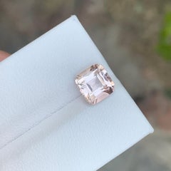 2.45 Carat Natural Loose Imperial Topaz Cushion Cut Gemstone