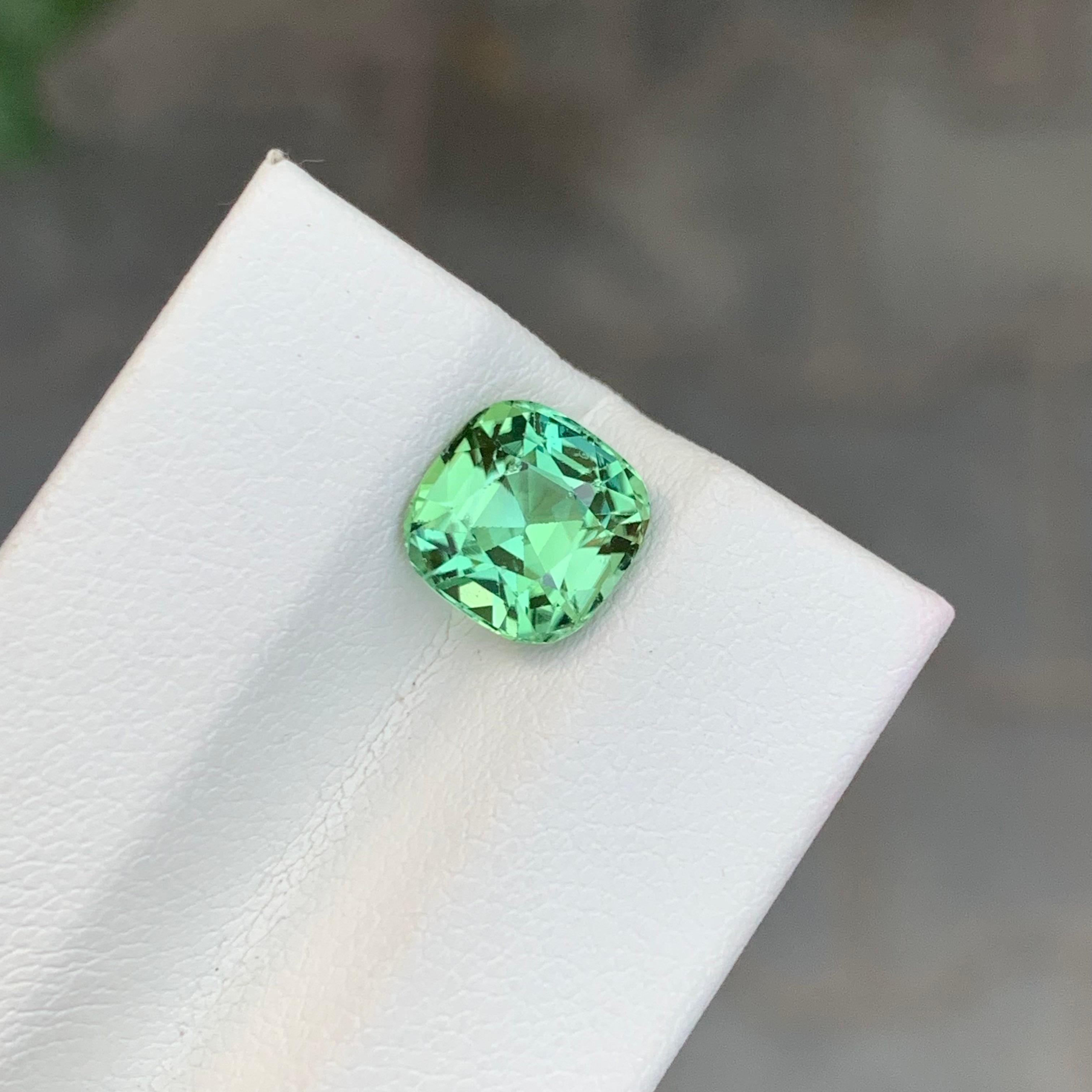 Tourmaline verte à facettes

Poids : 2,45 carats
Dimension : 7,8 x 7,8 x 5,8 mm
Couleur : Vert menthe
Traitement : Non
Certificat : Sur demande du client
Forme : Coussin carré


La tourmaline est une pierre précieuse captivante connue pour sa