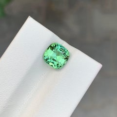 2.45 Karat Natürlicher loser mintgrüner Turmalin Kissenform Edelstein