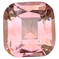 2,45 Karat Natürlicher loser Pfirsich rosa Turmalin Kissenform Edelstein