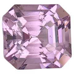2.45 Carat Natural Loose Pink Color Spinel Stone Asscher Cut Afghan Gemstone
