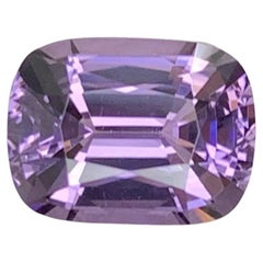 2,45 Carati Nature Spinello Viola Sciolto Pietra Gemma Burmese Taglio Cuscino