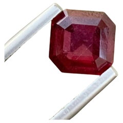 2,45 Karat natürliche lose Rhodolith Granat Quadrat Form Edelstein aus afrikanischen Mine