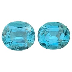 Piezas de turmalina de seafoam suelta natural de 2,45 quilates para pendientes