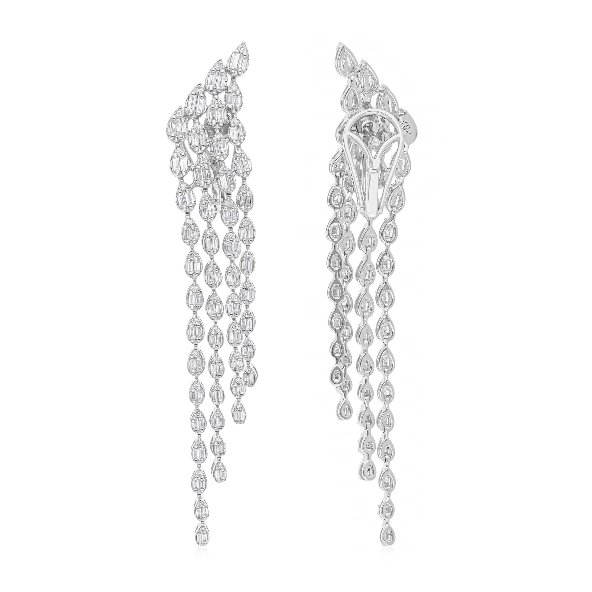 Cast from 18-karat gold, these exquisite earrings are handset with 2.45 carats of sparkling diamonds.

FOLLOW SPECTRUM JEWELS storefront to view the latest collection & exclusive pieces. Spectrum Jewels is proudly rated as a Top Seller on 1stdibs