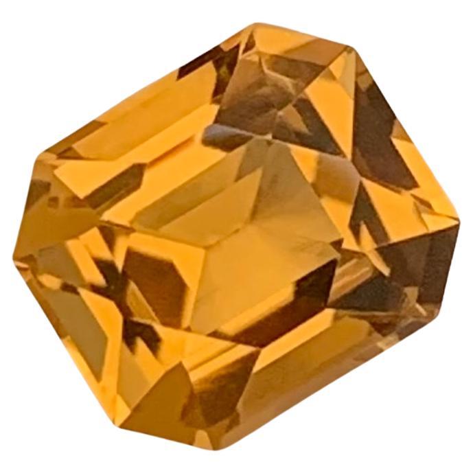 2.45 Carats Natural Loose Citrine Emerald Shape Gem From Earth Mine 