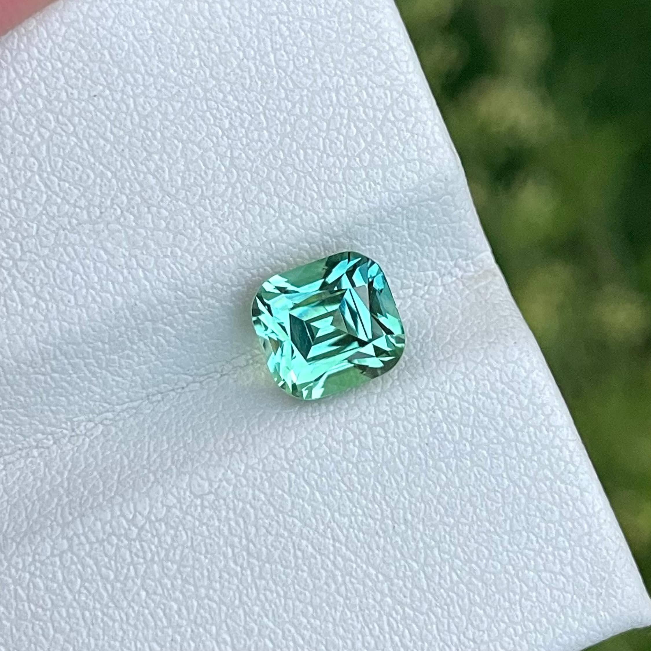 2.45 Karat Meer Form lose Turmalin Stein Cushion Cut afghanischen Edelstein im Zustand „Neu“ im Angebot in Bangkok, TH
