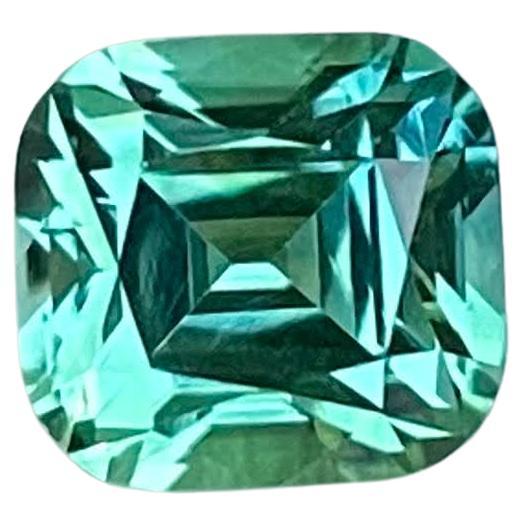 2.45 Karat Meer Form lose Turmalin Stein Cushion Cut afghanischen Edelstein im Angebot
