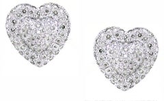 2.45 cts of Diamond Heart Pendant Set