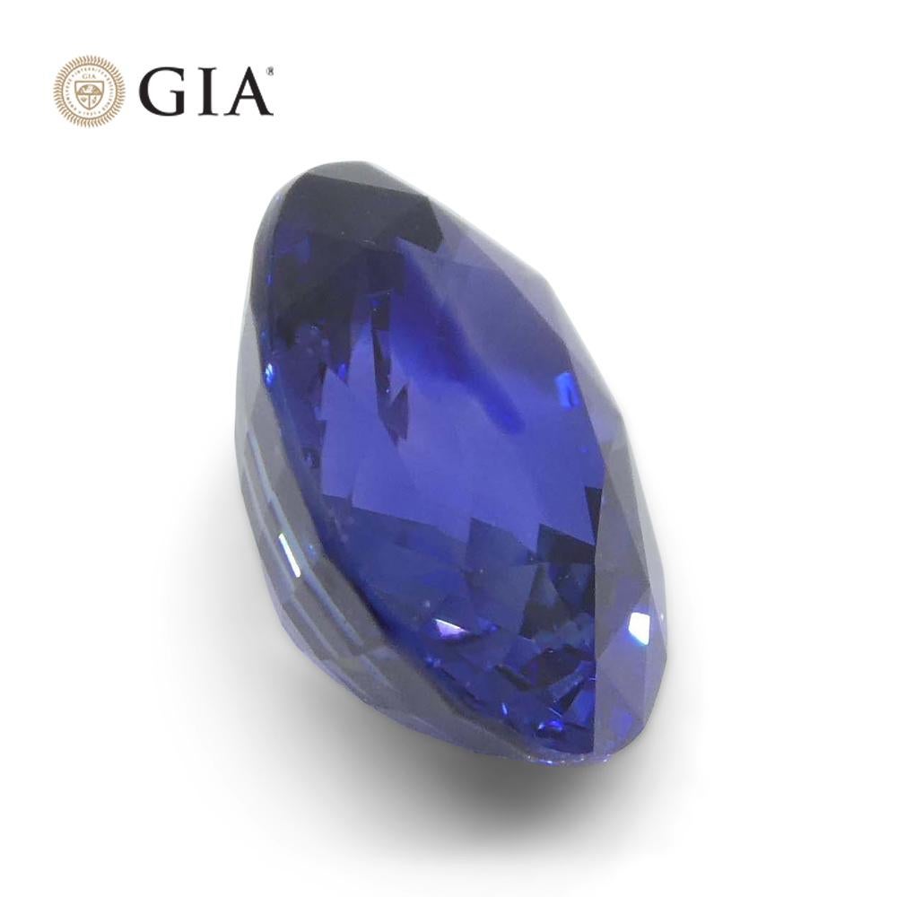 2.45ct Oval Blue Sapphire GIA Certified Sri Lanka For Sale 9