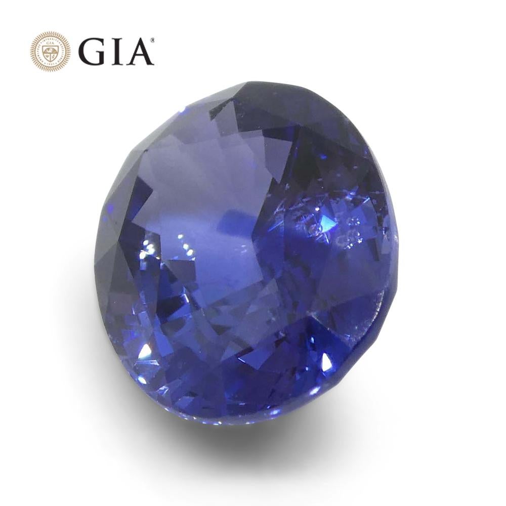 2.45ct Oval Blue Sapphire GIA Certified Sri Lanka For Sale 11