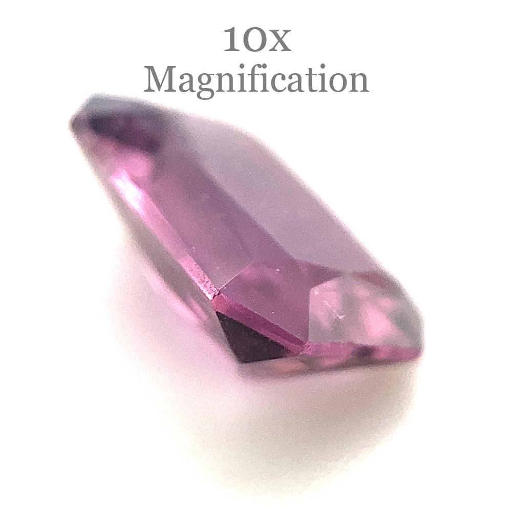 2.45ct Radiant Purple Spinel from Sri Lanka Unheated For Sale 5