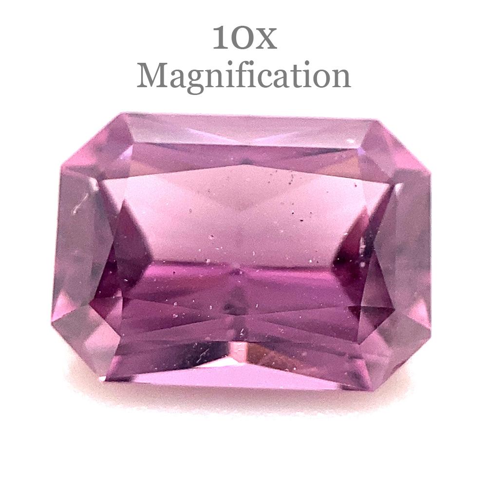 2.45ct Radiant Purple Spinel from Sri Lanka Unheated For Sale 6