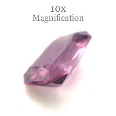 Spinelle violet radiant de 2,45 carats non chauffée du Sri Lanka