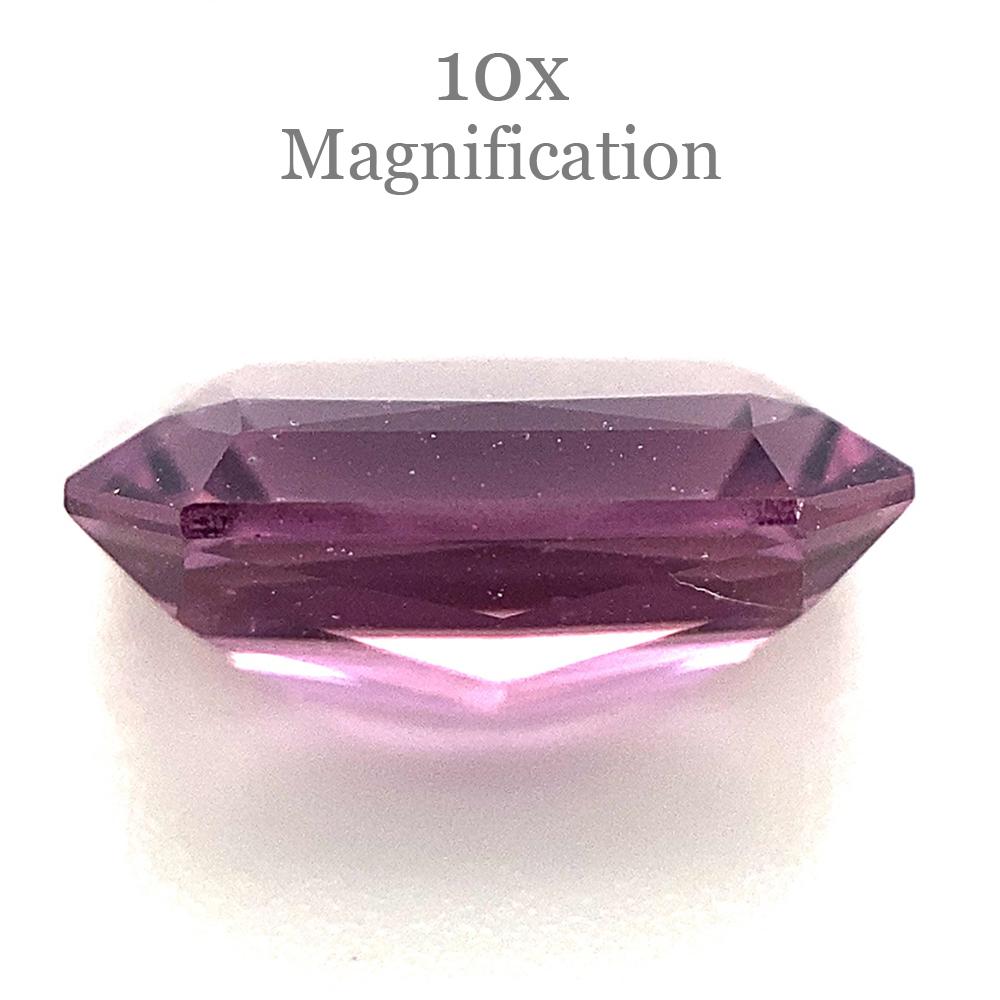 2.45ct Radiant Purple Spinel from Sri Lanka Unheated In New Condition For Sale In Toronto, Ontario