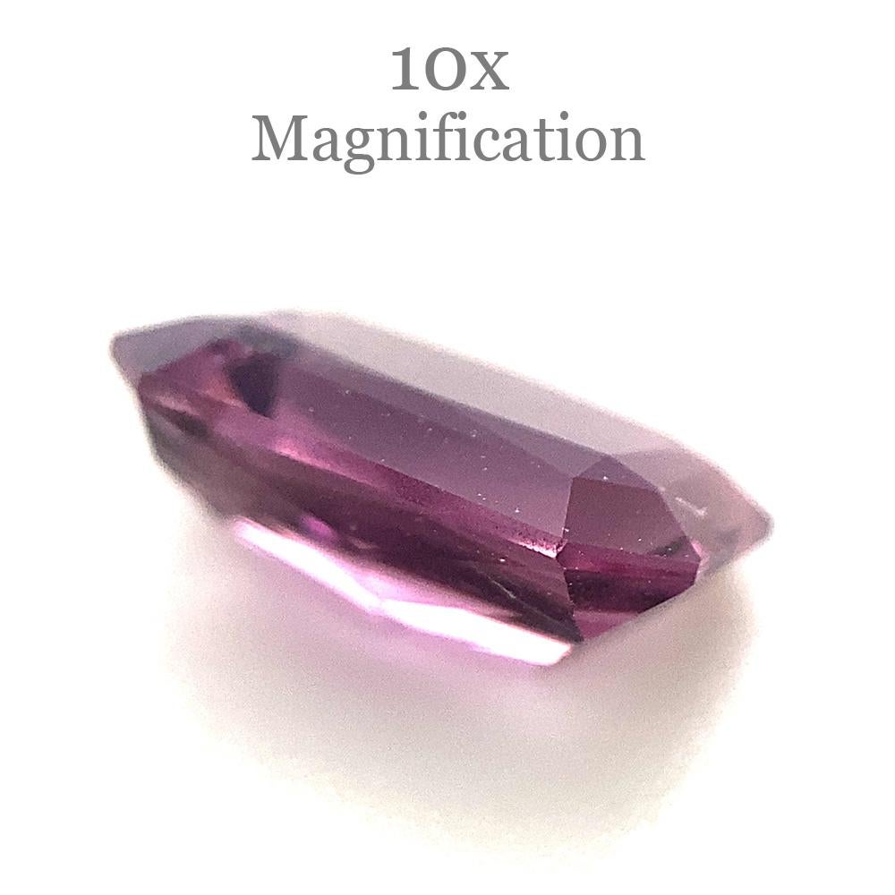 Women's or Men's 2.45ct Radiant Purple Spinel from Sri Lanka Unheated For Sale