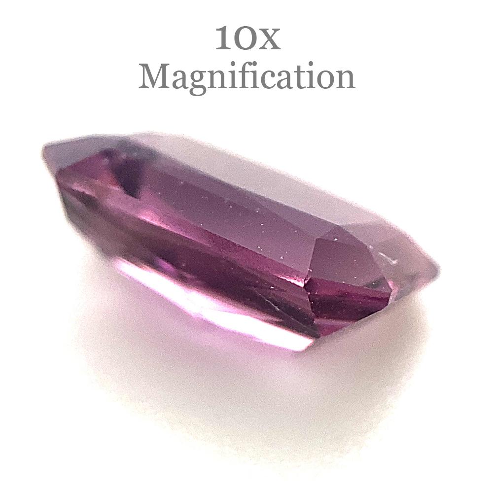2.45ct Radiant Purple Spinel from Sri Lanka Unheated For Sale 2