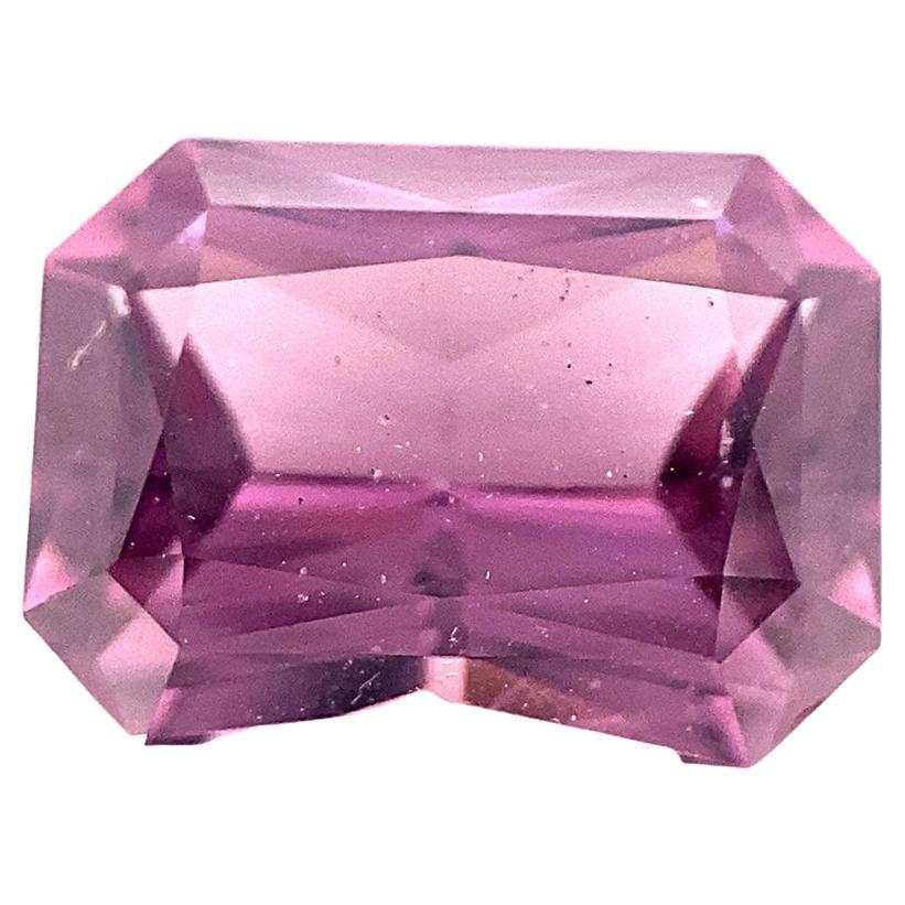 2.45ct Radiant Purple Spinel from Sri Lanka Unheated For Sale