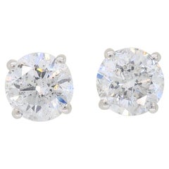 2,46 Karat Diamant-Ohrstecker