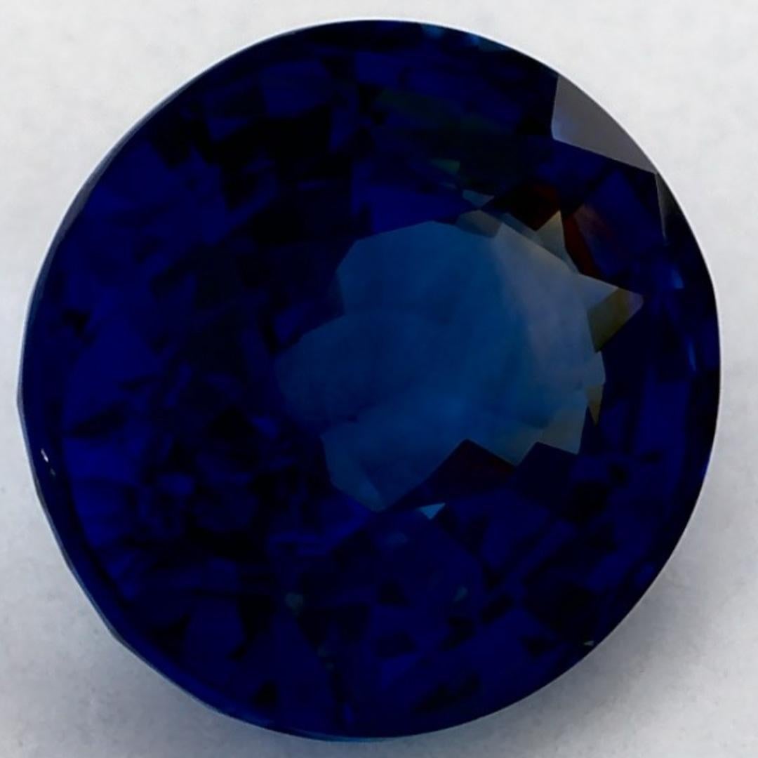 2.46 Karat Blauer Saphir Oval Loser Edelstein (Ovalschliff) im Angebot