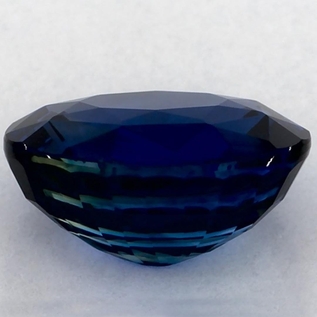 2.46 Karat Blauer Saphir Oval Loser Edelstein im Zustand „Neu“ im Angebot in Fort Lee, NJ