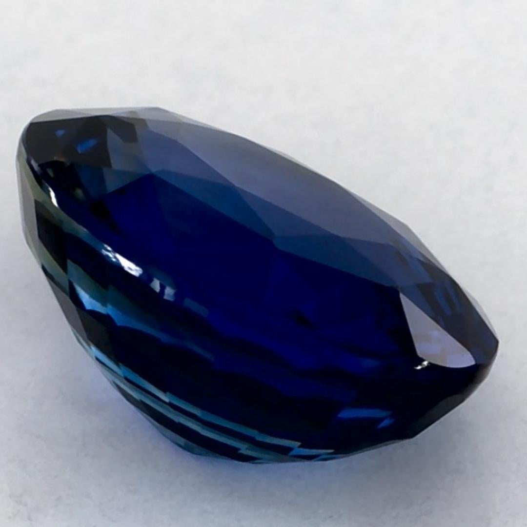 2.46 Karat Blauer Saphir Oval Loser Edelstein im Angebot 1