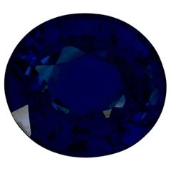 2.46 Ct Blue Sapphire Oval Loose Gemstone