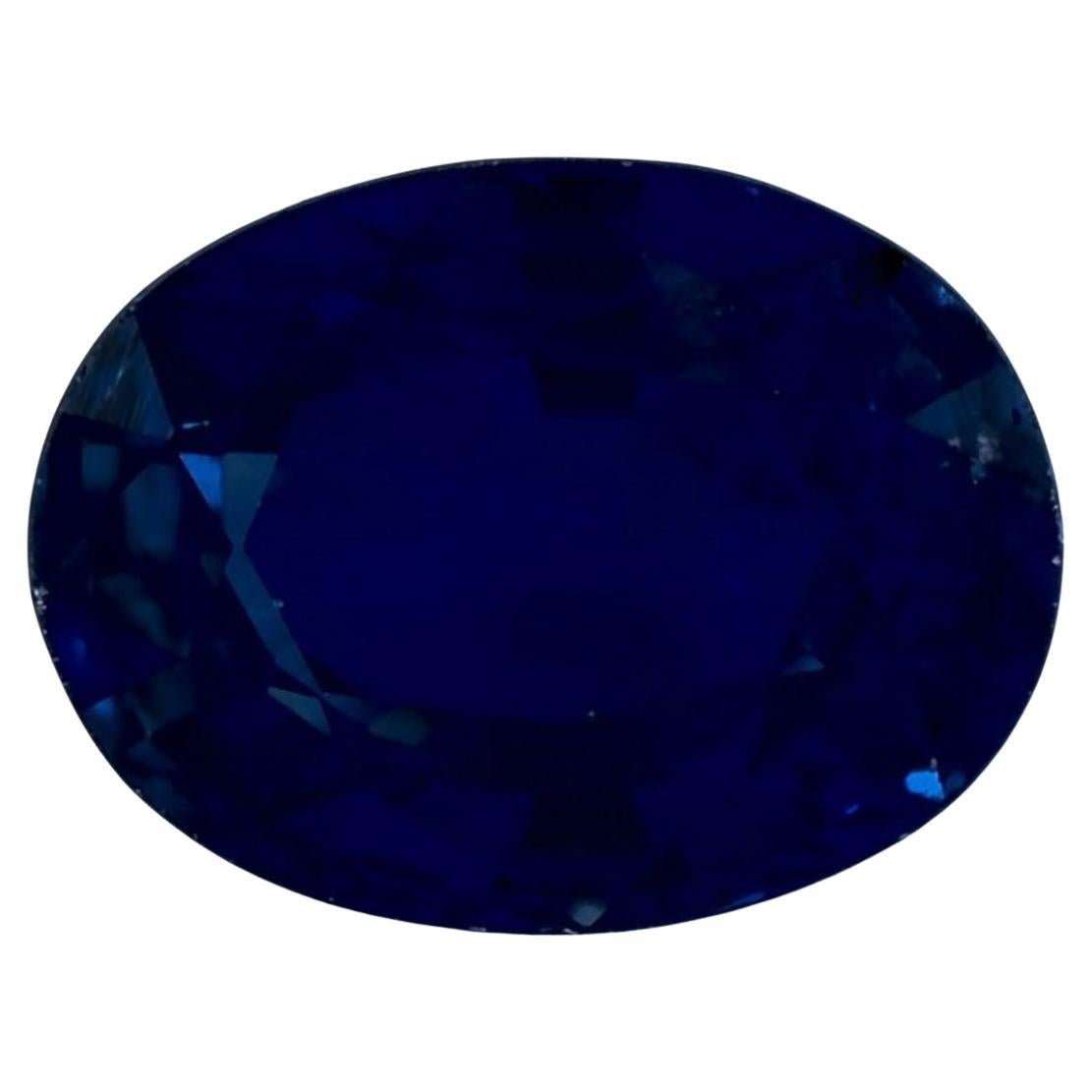 2.46 Ct Blue Sapphire Oval Loose Gemstone