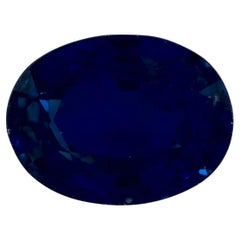 2.46 Ct Blue Sapphire Oval Loose Gemstone
