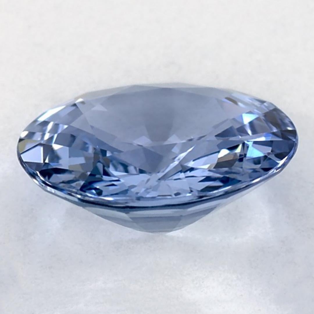2.46 Karat Blauer runder Saphir, loser Edelstein im Zustand „Neu“ im Angebot in Fort Lee, NJ
