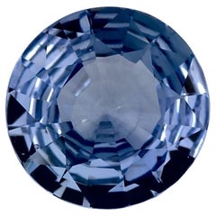 2.46 Karat Blauer runder Saphir, loser Edelstein