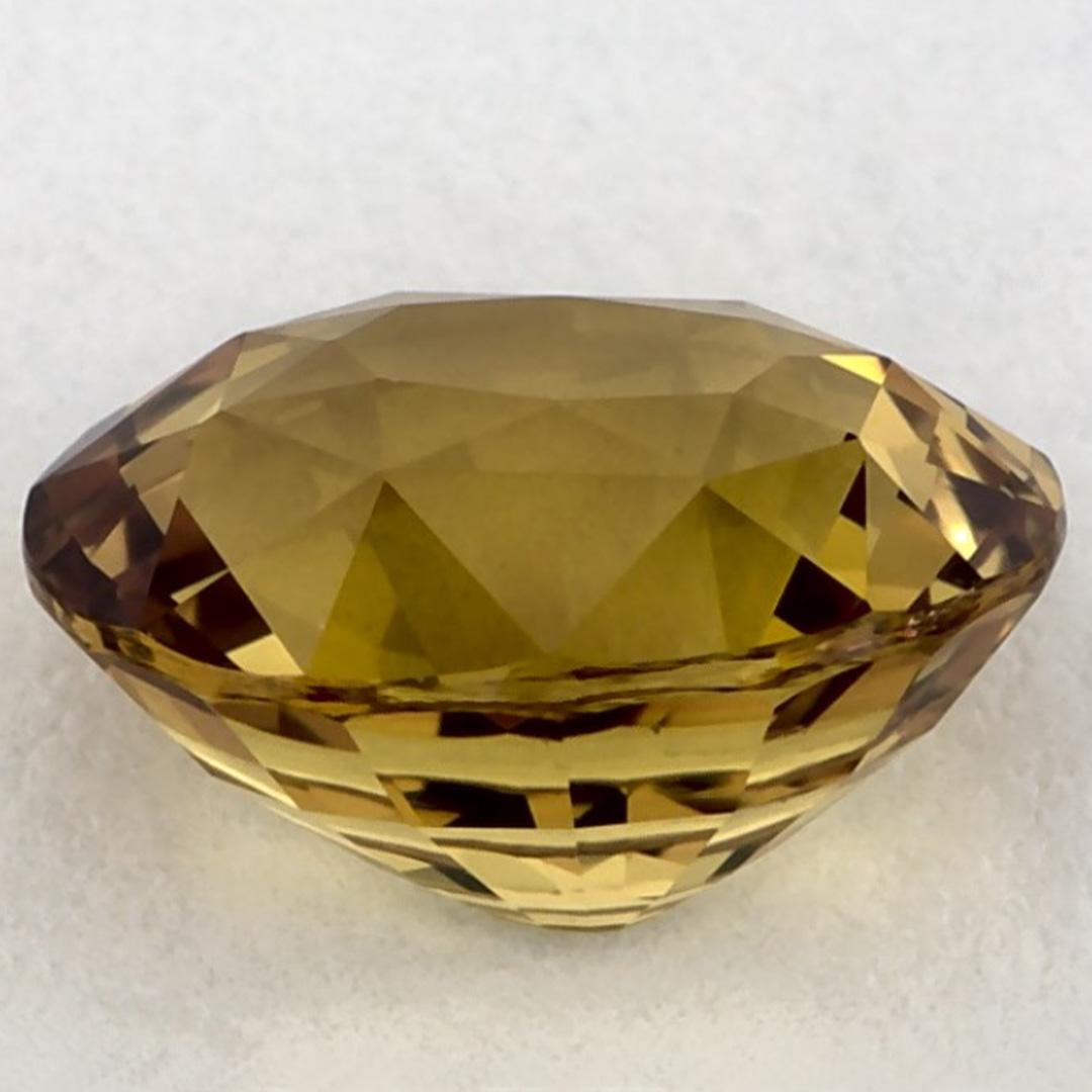 Gema suelta de zafiro amarillo oval de 2,46 qt en Nuevo estado para la venta en Fort Lee, NJ