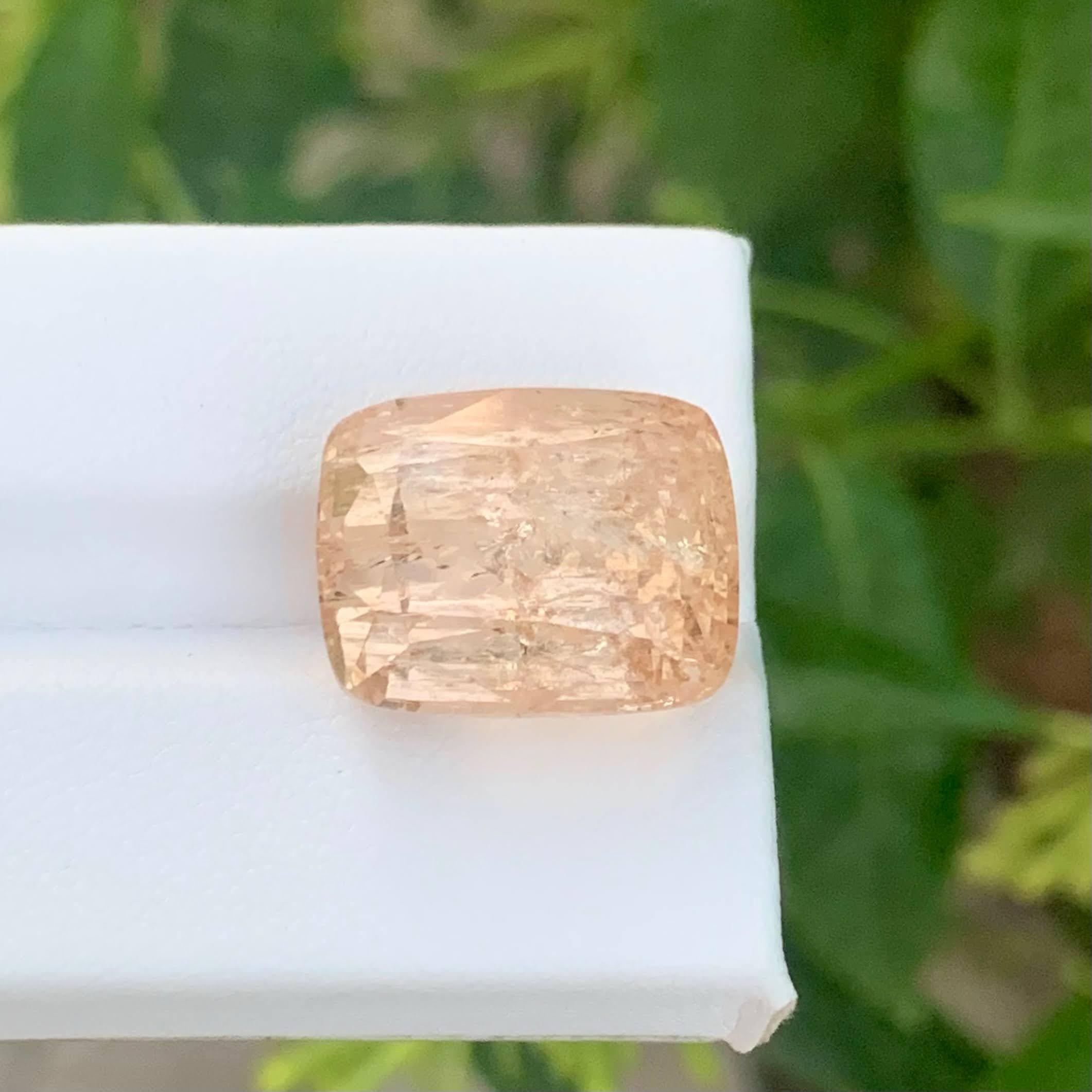 Gewicht 24,65 Karat 
Abmessungen 16,9x13,5x11,3mm
Behandlung Keine 
Herkunft Pakistan 
Klarheit SI
Form Schnitt Kissen





Dieser 24,65 Karat schwere, lose Imperialtopas ist ein außergewöhnlicher Edelstein, der aus den edelsteinreichen Lagerstätten