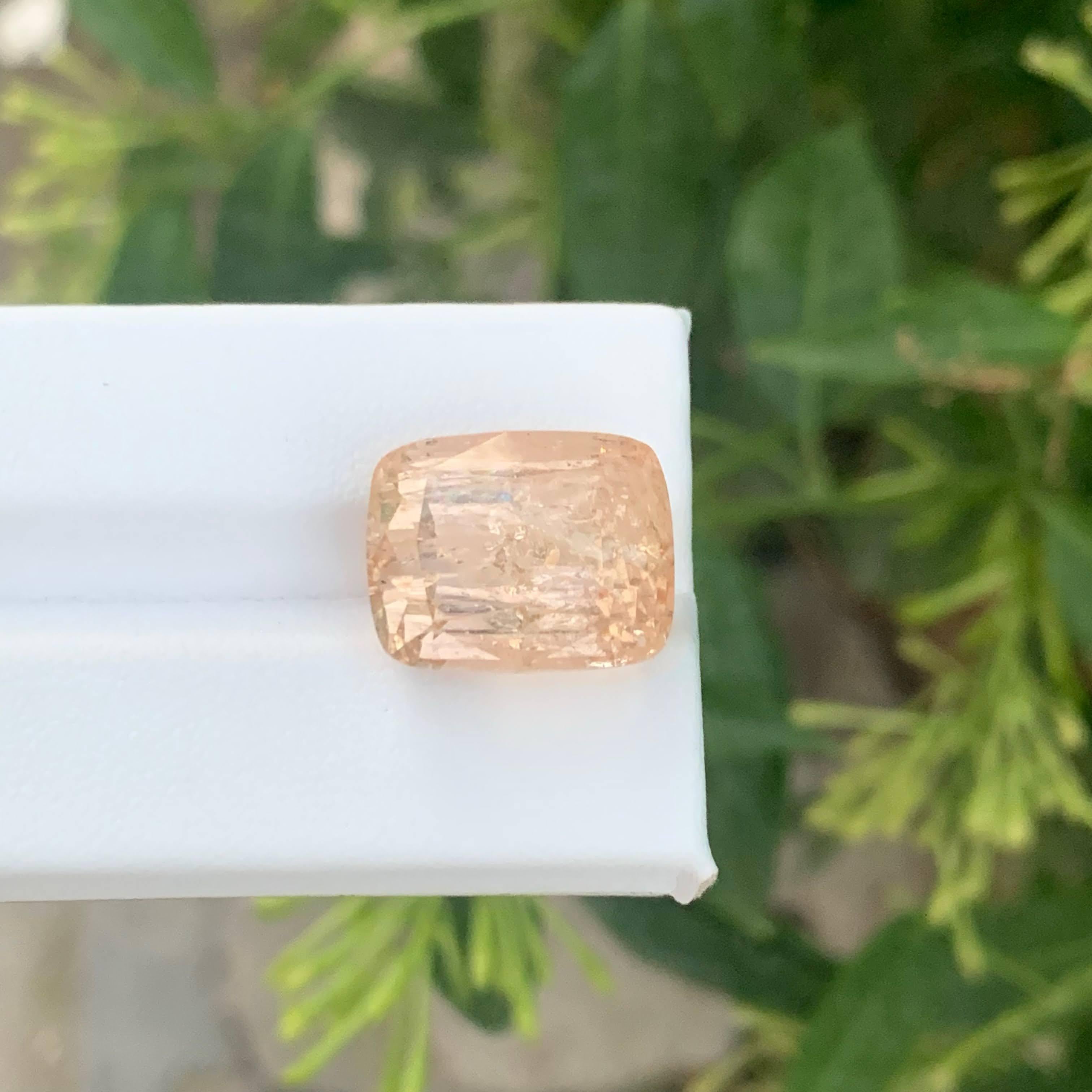 24,65 Karat Natürlicher loser Imperial Topas Stein Cushion Cut Pakistanischer Edelstein im Angebot 1