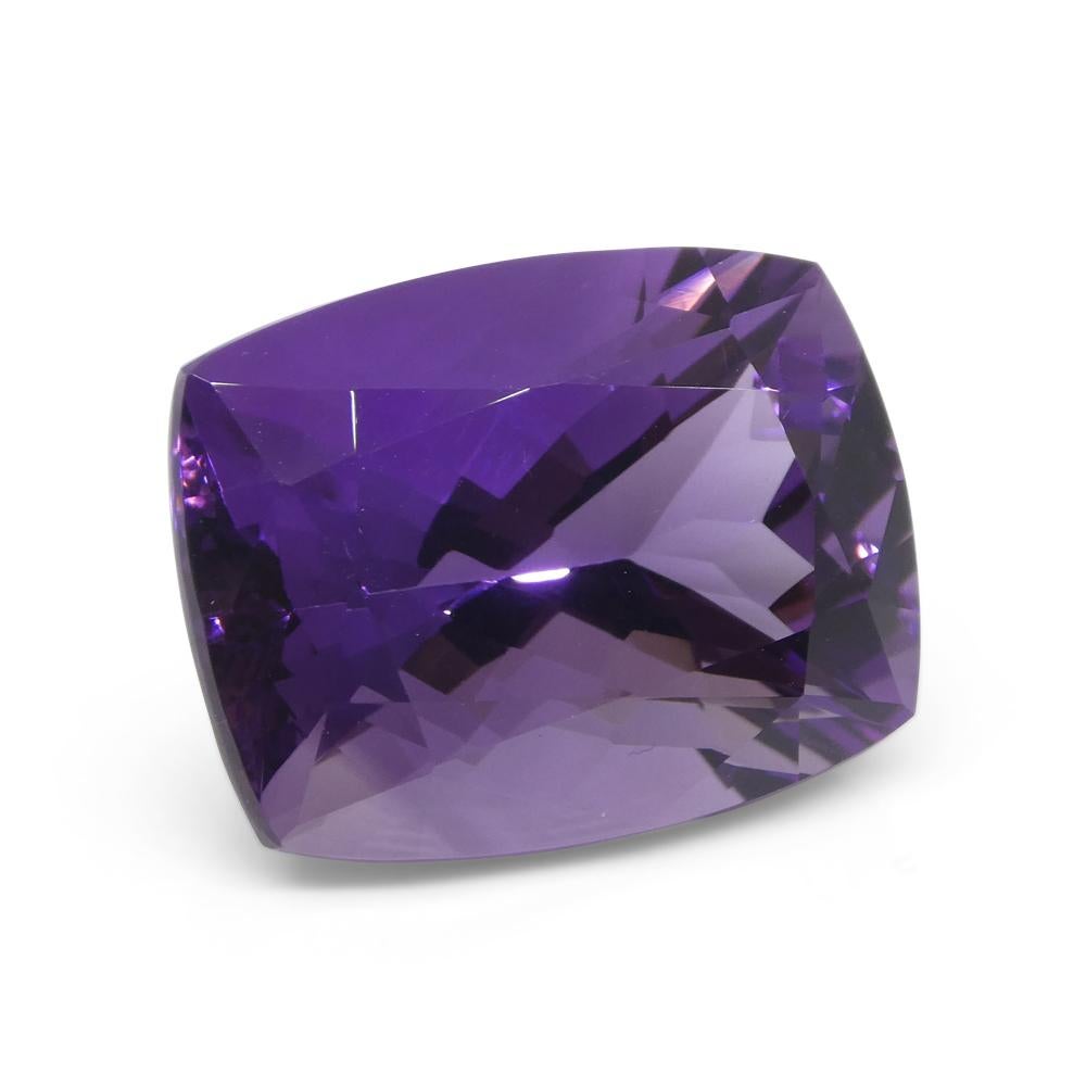 24.69ct Cushion Purple Amethyst from Uruguay For Sale 5
