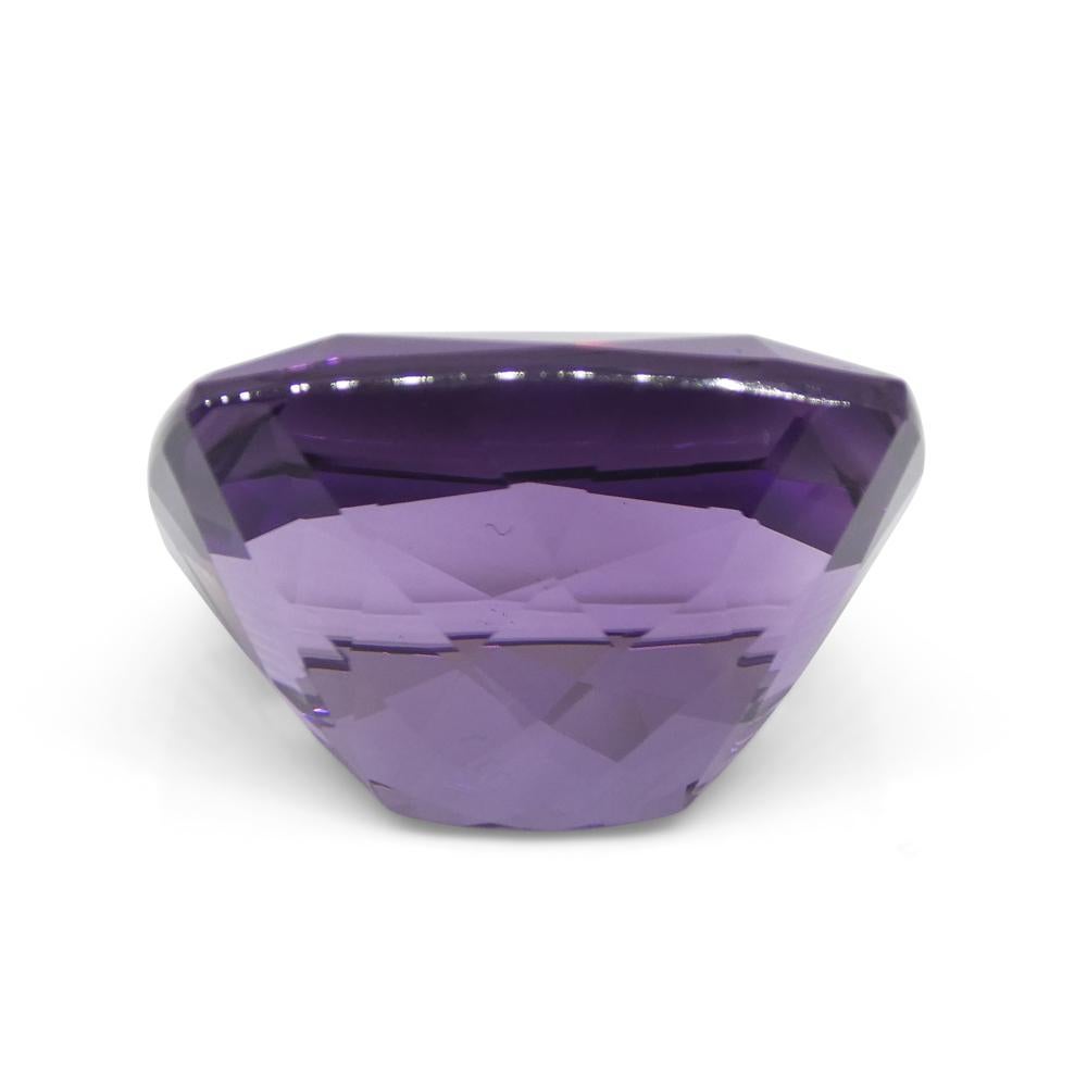 24.69ct Cushion Purple Amethyst from Uruguay For Sale 7