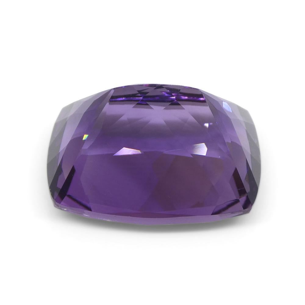 24.69ct Cushion Purple Amethyst from Uruguay For Sale 4