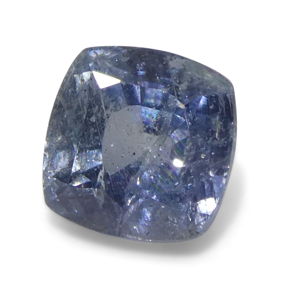 2,46 Karat blauer Saphir im Kissenschliff aus Tansania, unerhitzt im Zustand „Neu“ im Angebot in Toronto, Ontario