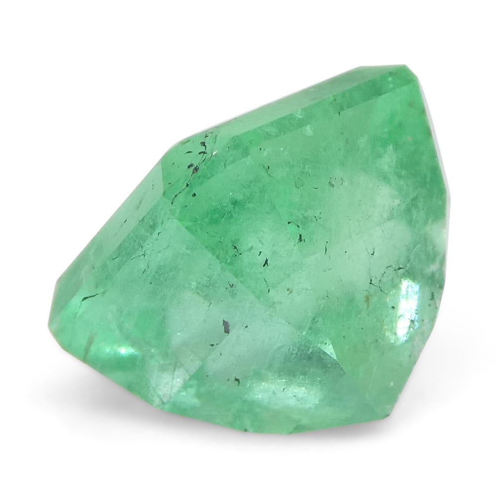 2.46ct Square Green Emerald from Colombia For Sale 5