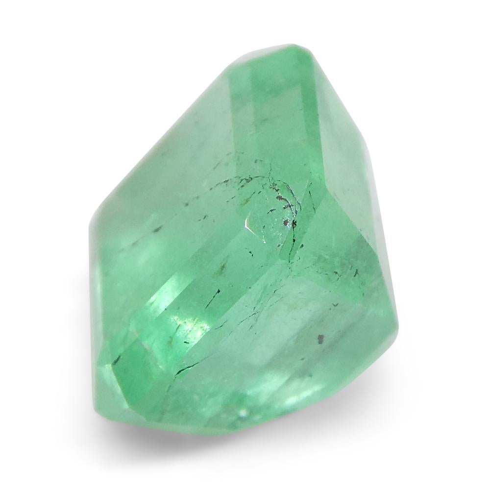 2.46ct Square Green Emerald from Colombia For Sale 6