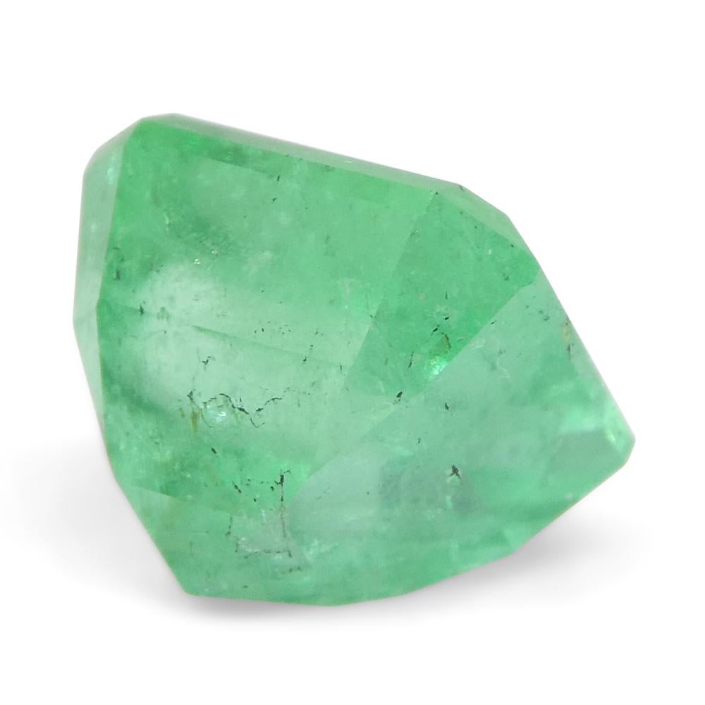 2.46ct Square Green Emerald from Colombia For Sale 3