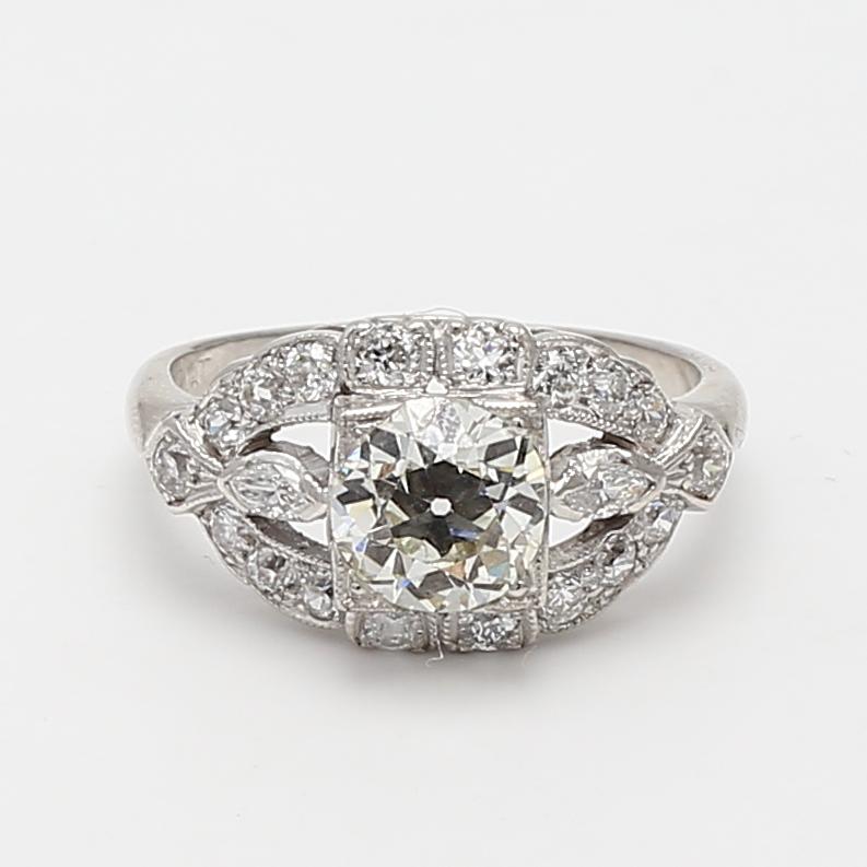 Title:
2.47 Carat Old European Cut K-VS1 Diamond Platinum Wedding Ring
Style:
Wedding
Metal:
Platinum
Gemstone 1:
1.47 Carat Diamond
Number of Stones:
1
Color:
K
Clarity:
VS1
Shape:
Old European Cut
GIA:
DIAM OE K VS1 (GIA) 1226758899
Gemstone 2:
1
